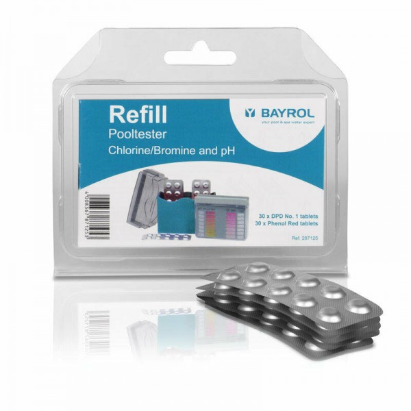 Pooltester pH/Chlor/Brom Nachfüllsatz Bayrol